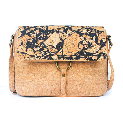 Kaffee-Kork Fusion – Crossbody Handtasche aus Kork